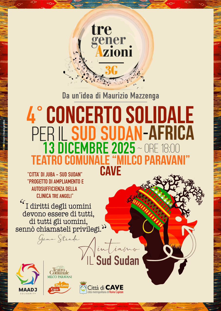 CONCERTO SOLIDALE PER IL SUD SUDAN